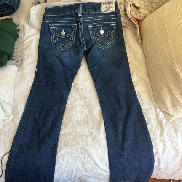 low rise bootcut true religion jeans size 26 - Picture 2 of 2